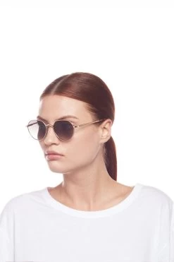 Le Specs Newfangle Round Sunglasses -Luna Beach Shop 100027 GDL 165994