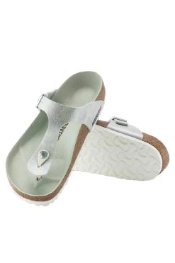 Birkenstock Gizeh Vegan Sandals -Luna Beach Shop 1023996 Shoe Iridescent Matcha Back
