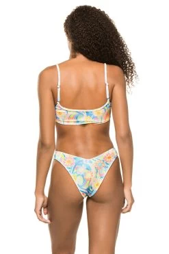 Frankies Bikinis Dallas Terry Bralette Bikini Top -Luna Beach Shop 10331TC Bikini Top Sunshower Back