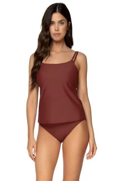 Taylor Underwire Bra Tankini Top (E-H Cup)