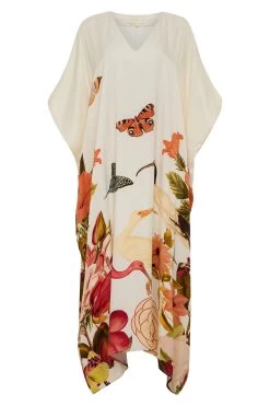 Xim Kaftan -Luna Beach Shop 123D40 Apparel Top Scattered Fauna Laydown