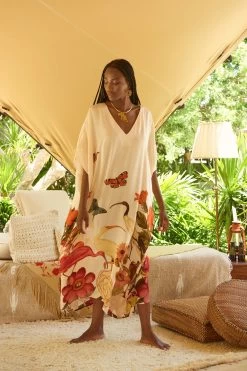 Xim Kaftan -Luna Beach Shop 123D40 Apparel Top Scattered Fauna Lifestyle1