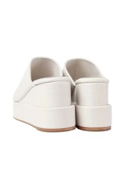 Paloma Barcelo Marit Platform Wedge -Luna Beach Shop 134 001 1904 Shoe White Back