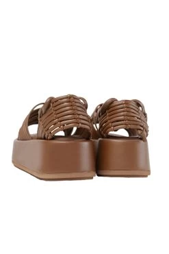 Paloma Barcelo Danae Platform Sandals -Luna Beach Shop 134 001 1939 Shoe Cuoio Back