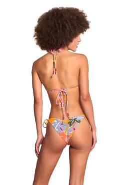 Maaji Edge Reversible Triangle Bikini Top -Luna Beach Shop 2345STR006 Bikini Top Jungle Rain Back