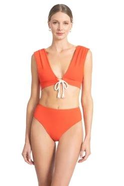 Soleil Cap Sleeve Bikini Top