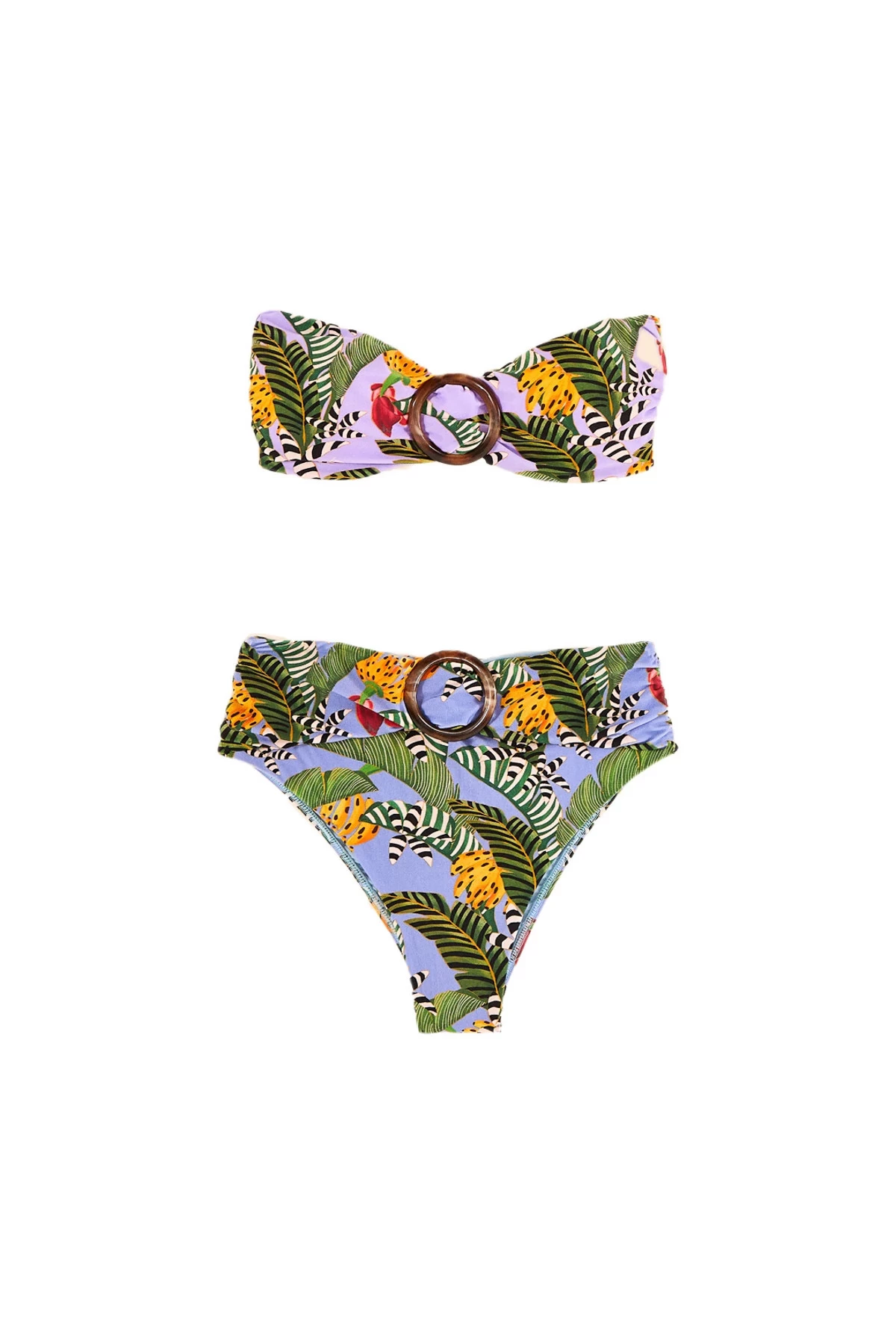 Farm Rio Striped Bananas One Piece Swimsuit 4 Farm Rio Striped Bananas One Piece Swimsuit - Image 4