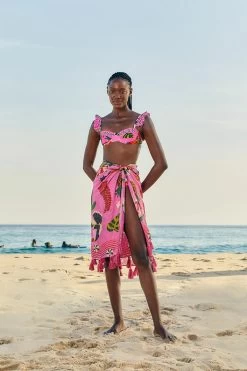 Farm Rio Leopard Forest Sarong -Luna Beach Shop 307083 Apparel Bottom Leopard Forest Lifestyle