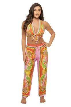 Farm Rio Beach Toucans Scarf Top