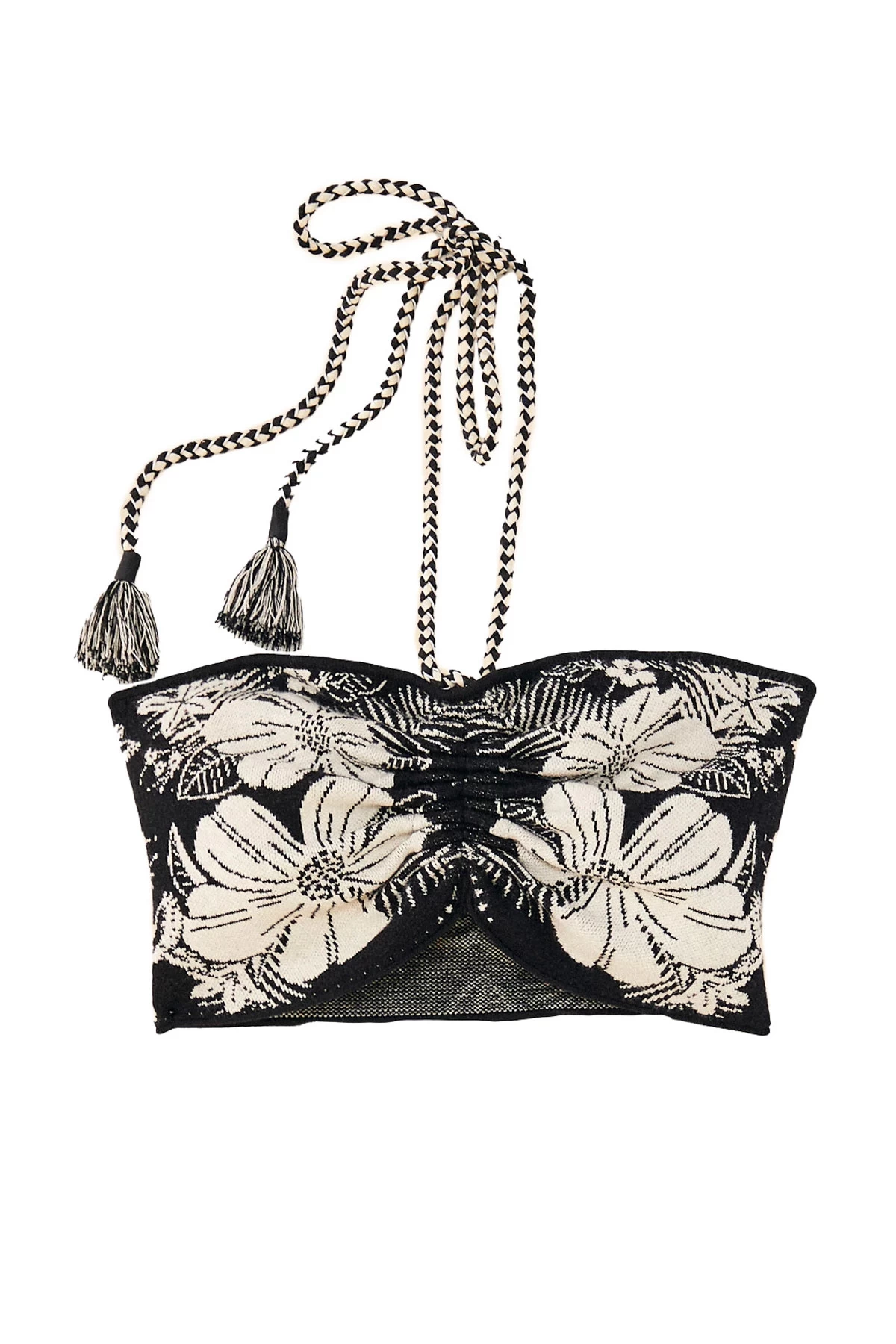 Farm Rio Macaw Elegance Halter Crop Top 4 Farm Rio Macaw Elegance Halter Crop Top - Image 4