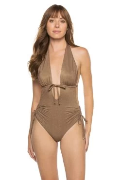 Brena Maillot Halter One Piece Swimsuit