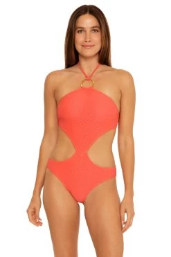High Neck Monokini One Piece Swimsuit