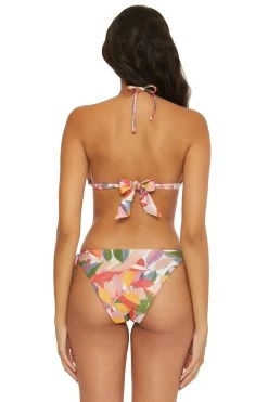 Cheryl Reversible Sliding Triangle Bikini Top -Luna Beach Shop 343047 Bikini Top Bora Bora Back