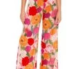 Sunny Bloom Slit Pants