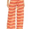Sunray Crochet Slit Pant