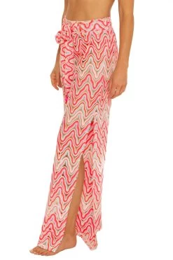 Serafina Crochet Pants -Luna Beach Shop 3665035 Apparel Bottom Multi Side