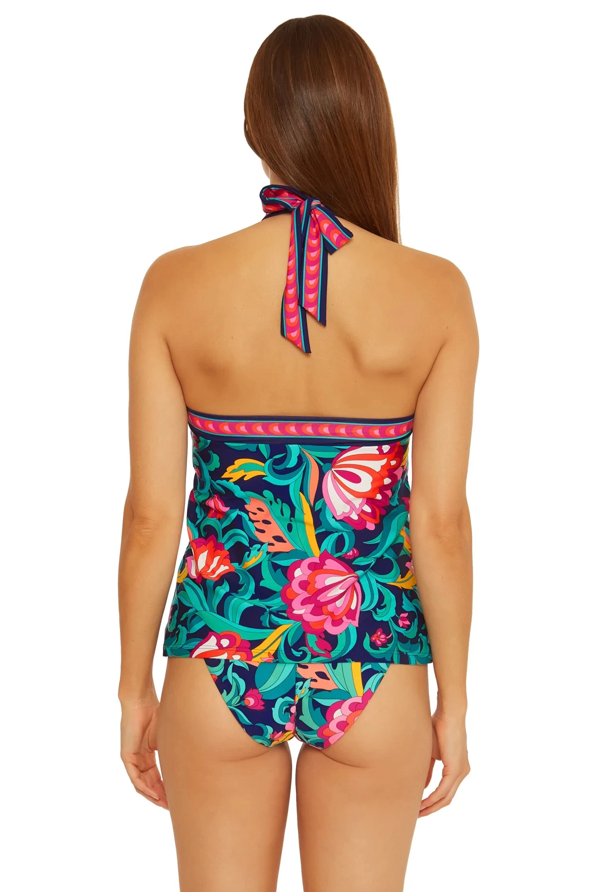 India Garden Reversible High Neck Tankini Top 4 India Garden Reversible High Neck Tankini Top - Image 4