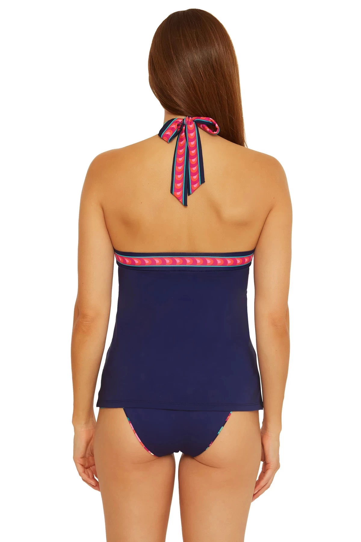 India Garden Reversible High Neck Tankini Top 3 India Garden Reversible High Neck Tankini Top - Image 3