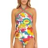 Fontaine Reversible High Neck Tankini Top
