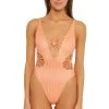 Plunge Maillot One Piece Swimsuit