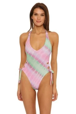 Maillot Halter One Piece Swimsuit