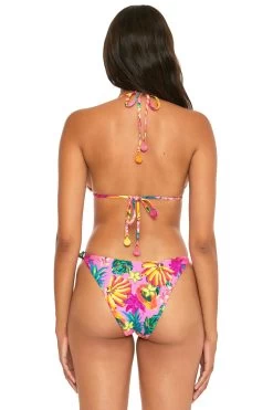 Crochet Triangle Bikini Top -Luna Beach Shop 4233034 Bikini Top Multi Back