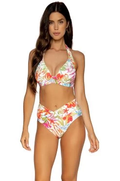 Muse Underwire Halter Bikini Top (D+ Cup)