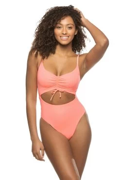 Santa Monica Monokini Cutout One Piece Swimsuit