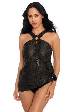 Xantu Beverly High Neck One Piece Swimdress