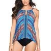 Miraclesuit Peephole High Neck Tankini Top
