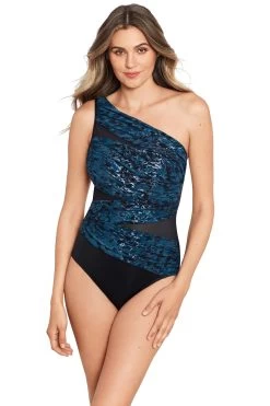 Miraclesuit Jena Asymmetrical One Piece Swimsuit