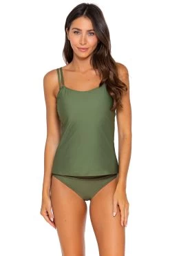 Taylor Molded Underwire Tankini Top (E-H Cup)
