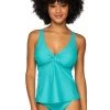 Forever Over The Shoulder Tankini Top (D+ Cup)