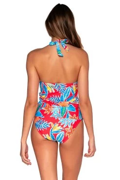 Heidi Underwire Tankini Top -Luna Beach Shop 803TTIGLI Tankini Top Tiger Lily Back