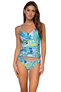 Simone Convertible Strap Tankini Top