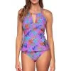Mia High Neck Tankini Top