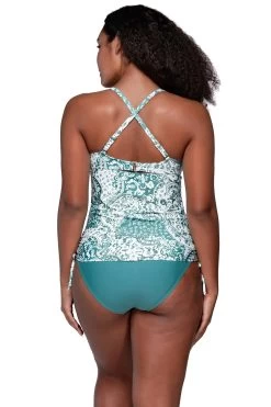 Cassie Underwire Tankini Top 5 Cassie Underwire Tankini Top -Luna Beach Shop 931TDAYDR Tankini Top Daydream Back1