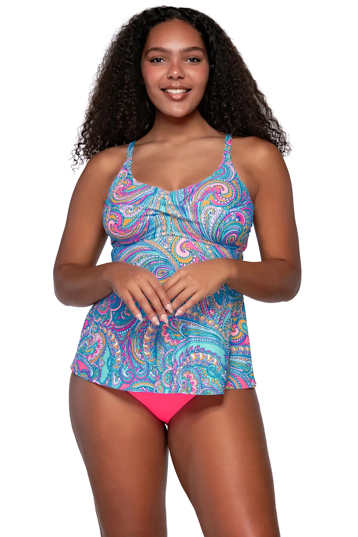 Tori Bandeau Tankini Top 1 Tori Bandeau Tankini Top