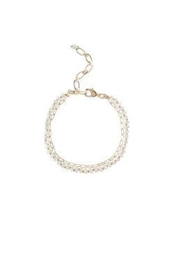 Cat's Eye Stone Bead Bracelet