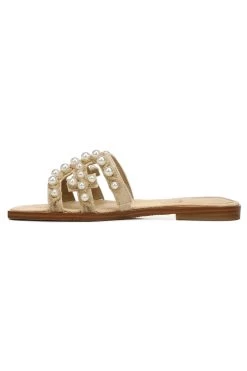 Sam Edelman Bay Pearl Slides -Luna Beach Shop BAY22 Shoe Summer Side1
