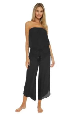 Cropped Bandeau Jumpsuit