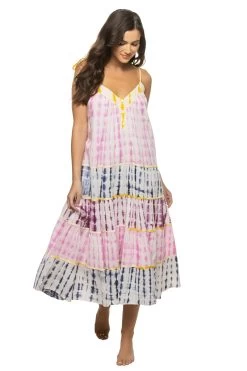 Holi Tie Dye Midi Dress