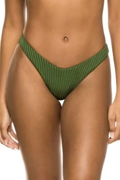 Ribbed Brazilian Bikini Bottom