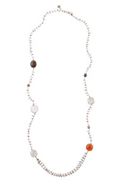 Serti Pondichery Rocaille Stone Necklace