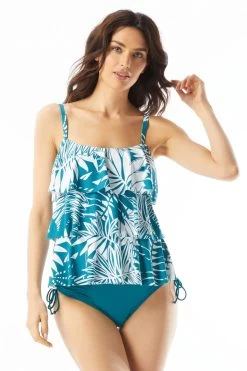 Jane Ruffle Tiered Tankini Top