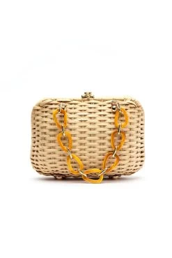 Hen Wicker Basket Handbag