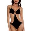 Cutout Bandeau One Piece Swimsuit