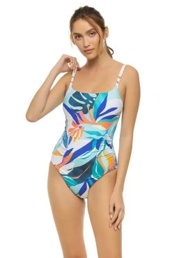 Coastal Palms Lingerie One Piece Swimsuit
