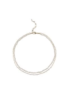 Layered Catseye Flat Stone Necklace