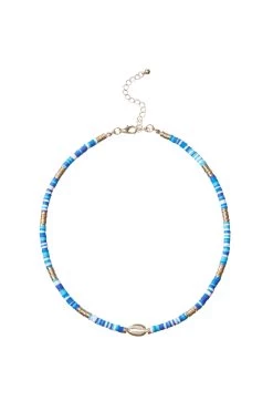Puka Shell Disc Necklace